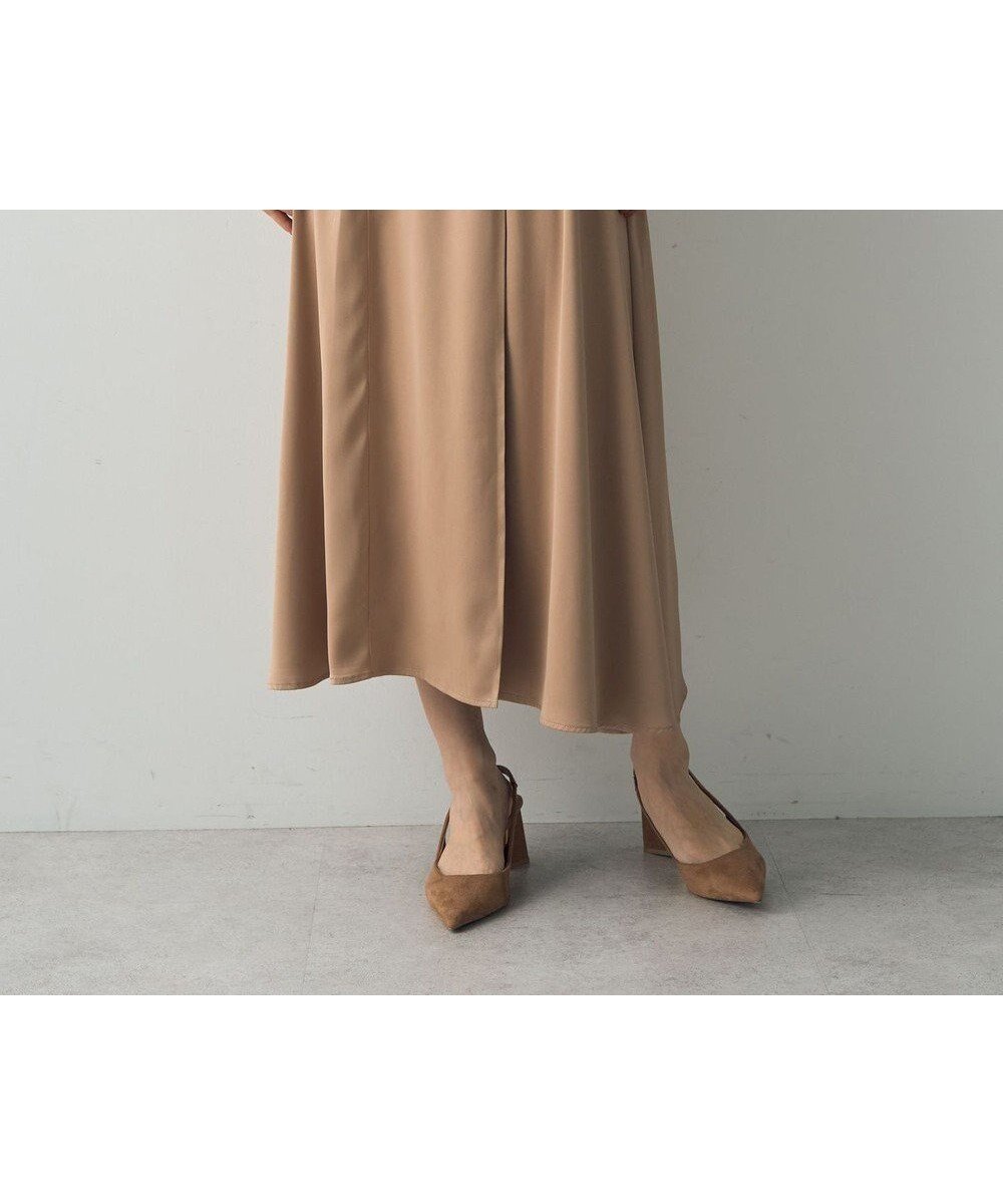 【イェッカ ヴェッカ/YECCA VECCA】のトレンチデザインサテンスカート 人気、トレンドファッション・服の通販 founy(ファニー) 　ファッション　Fashion　レディースファッション　Fashion for Women　スカート　Skirts　とろみ　Fluid, Flowy Fabric　エレガント 上品　Elegant　サテン　Satin, Glossy Fabric　トレンチ　Trench, Trench Coat　トレンド　Trend, Trending Now　ドレープ　Drape, Draping Fabric　フレア　Flare, Flared　ポケット　Pocket, Pocket Detail　ラップ　Wrap, Wrap Design　A/W・秋冬　Autumn/Winter　 other-1|ID: prp329100004705831 ipo3291000000033985345