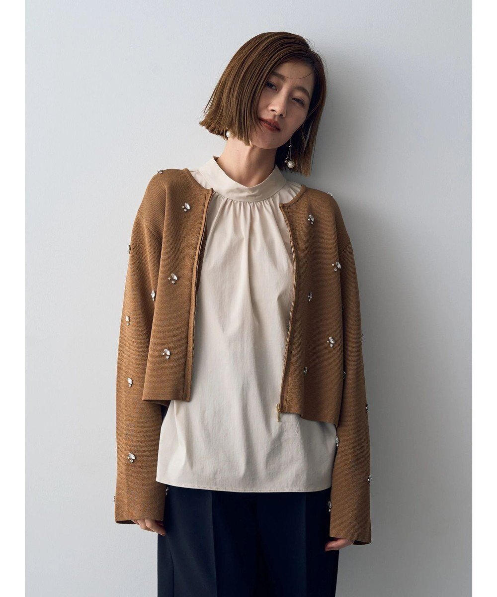 【イェッカ ヴェッカ/YECCA VECCA】のビジューZIPニットジャケット 人気、トレンドファッション・服の通販 founy(ファニー) ファッション Fashion レディースファッション Fashion for Women おすすめ Recommended / Our Picks カーディガン Cardigan, Knitwear コンパクト Compact, Small Size ジャケット Jacket, Outerwear トレンド Trend, Trending Now バランス Balance, Style Balance パール Pearl, Pearl Accent ビジュー Bijou, Jewel-like Accent フェミニン Feminine, Girly ボックス Boxy, Box Shape ボトム Bottoms, Lower Wear ポケット Pocket, Pocket Detail ミラノリブ Milano Rib, Milano Stitch モチーフ Motif, Design Theme A/W・秋冬 Autumn/Winter other-1|ID: prp329100004705834 ipo3291000000033985353