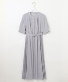 【エニィ スィス/any SiS】の【洗える】サイドプリーツフレア ワンピース ライトグレー|ID: prp329100004705842 ipo3291000000034178670
