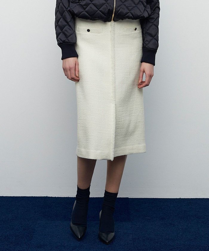 【ベイジ,/BEIGE,】のCAMBON / ツイードスカート インテリア・キッズ・メンズ・レディースファッション・服の通販 founy(ファニー) https://founy.com/ ファッション Fashion レディースファッション Fashion for Women スカート Skirts シンプル Simple, Minimal ストレッチ Stretch, Stretchy Fabric ツイード Twill, Twill Weave フリンジ Fringe, Tassel フロント Front, Front Design ポケット Pocket, Pocket Detail A/W・秋冬 Autumn/Winter |ID: prp329100004705848 ipo3291000000033985411