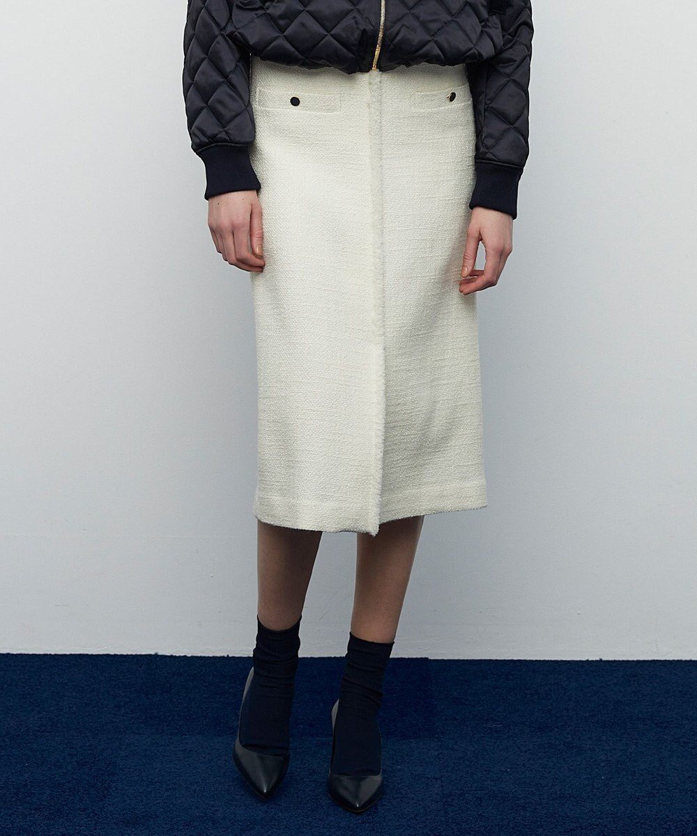 【ベイジ,/BEIGE,】のCAMBON / ツイードスカート 人気、トレンドファッション・服の通販 founy(ファニー) 　ファッション　Fashion　レディースファッション　Fashion for Women　スカート　Skirts　シンプル　Simple, Minimal　ストレッチ　Stretch, Stretchy Fabric　ツイード　Twill, Twill Weave　フリンジ　Fringe, Tassel　フロント　Front, Front Design　ポケット　Pocket, Pocket Detail　A/W・秋冬　Autumn/Winter　 other-1|ID: prp329100004705848 ipo3291000000033985411