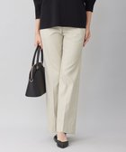 【自由区/JIYU-KU】の【接触冷感・UVカット・吸水速乾・洗える】シェルタリングオックスストレート パンツ シャンブレーベージュ|ID: prp329100004705849 ipo3291000000034745593