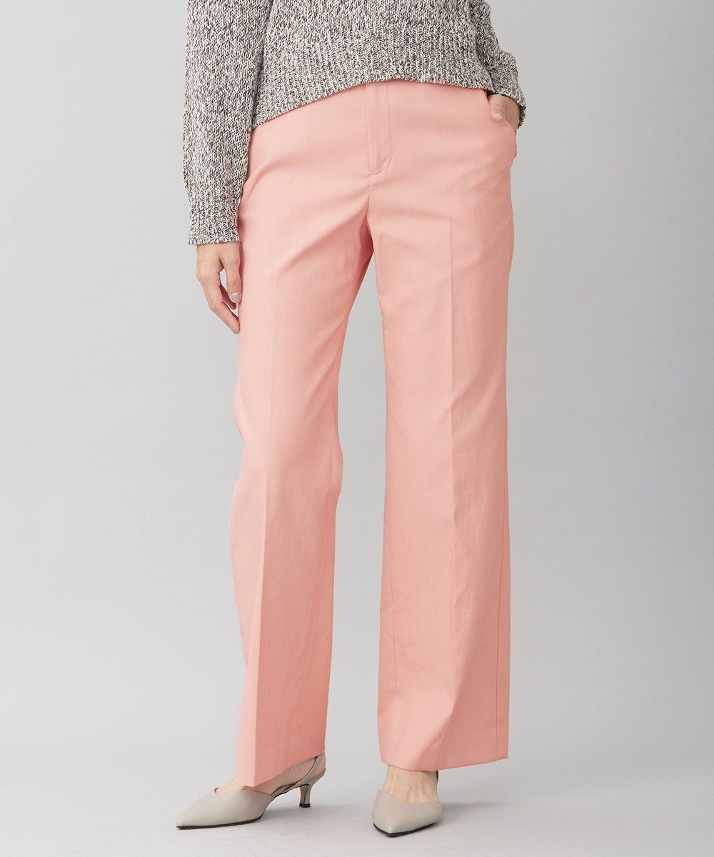 【自由区/JIYU-KU】の【接触冷感・UVカット・吸水速乾・洗える】シェルタリングオックスストレート パンツ インテリア・キッズ・メンズ・レディースファッション・服の通販 founy(ファニー) ファッション Fashion レディースファッション Fashion for Women パンツ Pants & Trousers オックス Oxford Fabric ストレッチ Stretch, Stretchy Fabric ストレート Straight, Straight Cut トレンド Trend, Trending Now バランス Balance, Style Balance ベーシック Basic, Essential リネン Linen, Linen Fabric 吸水 Absorbent, Quick-Dry 夏 Summer 定番 Standard, Basic Item 春 Spring S/S・春夏 SS, Spring/Summer, Warm Season 洗える Machine Washable ピンク|ID: prp329100004705849 ipo3291000000034745596