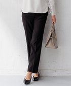 【23区/NIJYUSANKU】の【洗える/セットアップ対応】アイアスマットストレッチ テーパード パンツ ブラック系|ID: prp329100004705850 ipo3291000000034826503