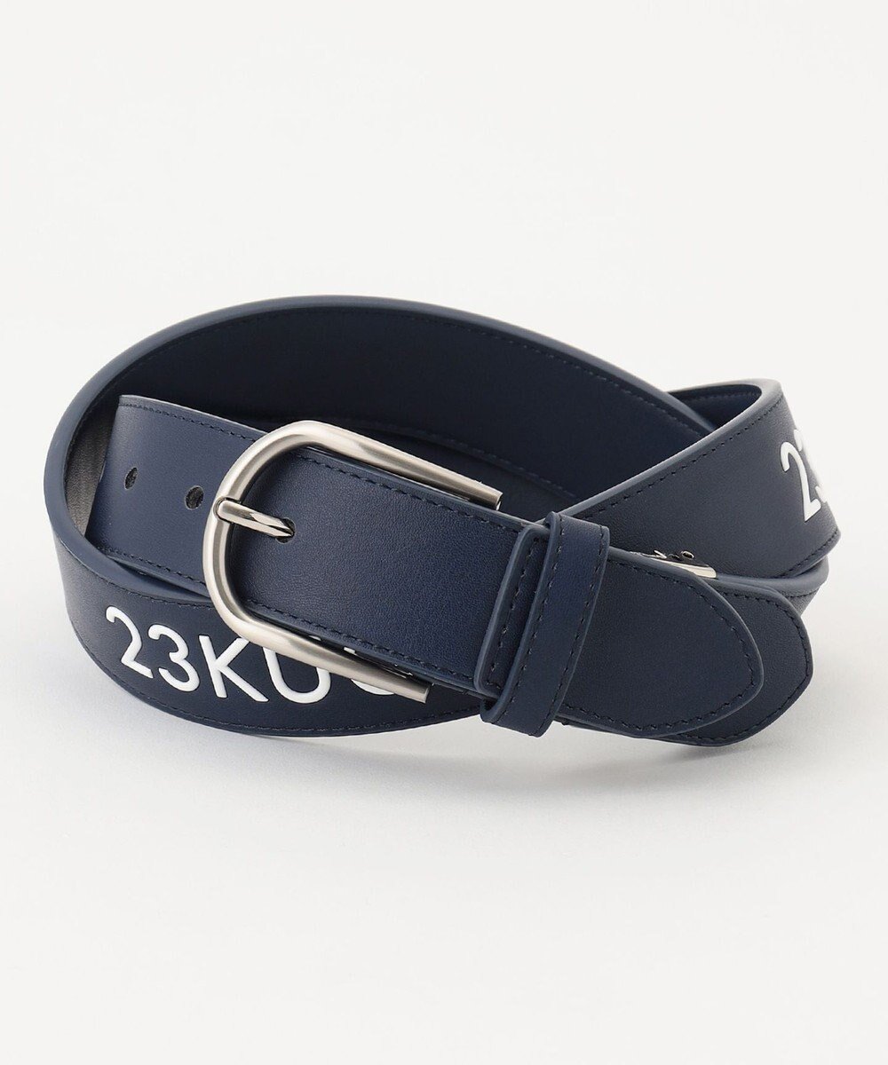 【23区 ゴルフ/NIJYUSANKU GOLF】の【WOMEN】ロゴ ベルト インテリア・キッズ・メンズ・レディースファッション・服の通販 founy(ファニー) 　ファッション　Fashion　レディースファッション　Fashion for Women　ベルト&ウエストマーク　Belts & Waist Accessories　エナメル　Patent Leather　ネイビー系|ID: prp329100004705859 ipo3291000000034536237