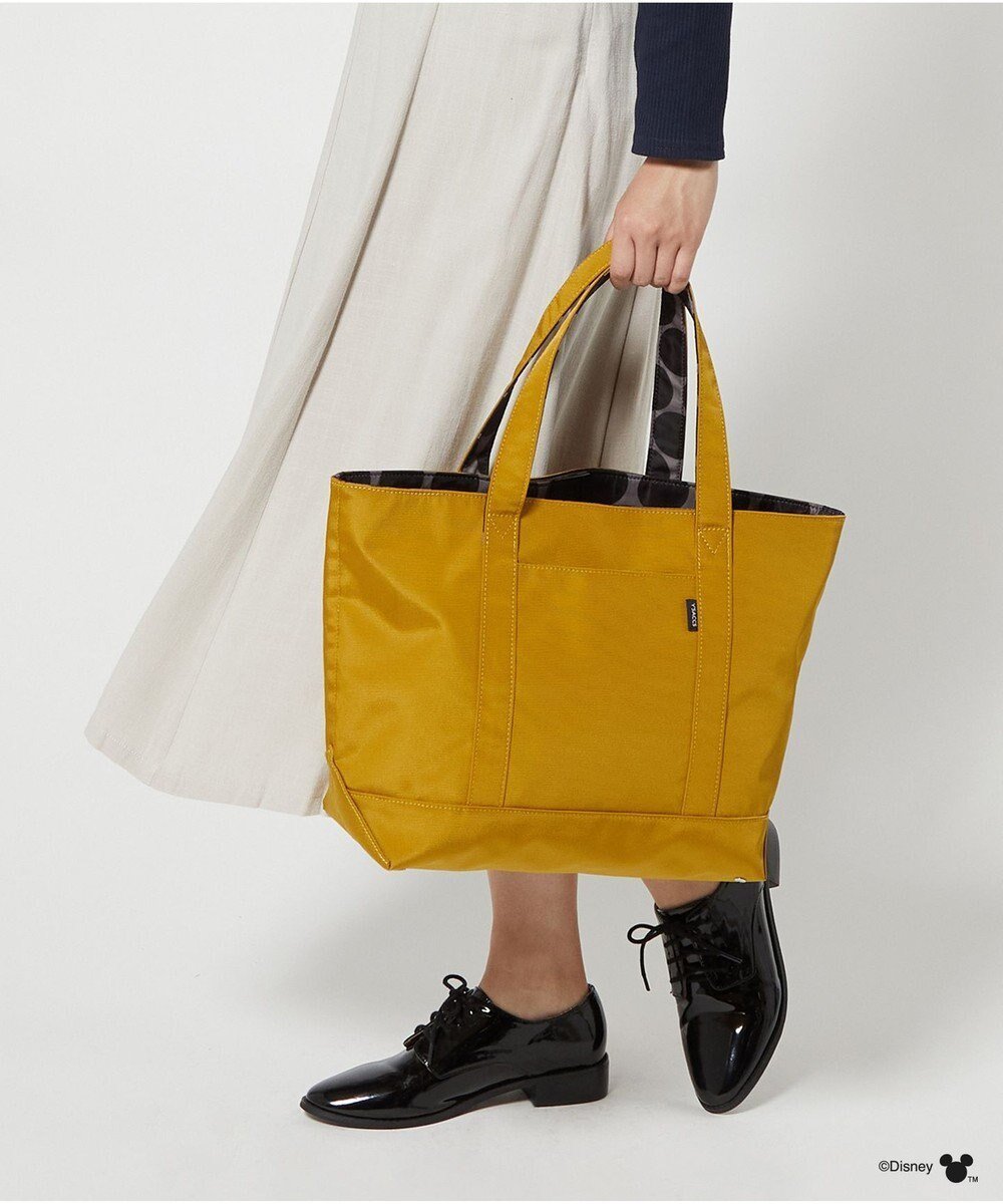 【イザック/Y'SACCS】の【Disney Collection】シルエットプリントトートバッグ Mサイズ インテリア・キッズ・メンズ・レディースファッション・服の通販 founy(ファニー) ファッション Fashion レディースファッション Fashion for Women バッグ Bags キャンバス Canvas, Canvas Fabric シンプル Simple, Minimal スマート Smart, Elegant ドット Polka Dot, Dot Pattern パターン Pattern, Design Print プリント Print, Printed Pattern ポケット Pocket, Pocket Detail リバーシブル Reversible, Two-Sided おすすめ Recommended / Our Picks ビジネス 仕事 通勤 Business / Work / Commuting マスタード|ID: prp329100004705860 ipo3291000000034377815