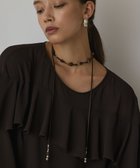 【グレース コンチネンタル/GRACE CONTINENTAL】のビーズレザーチョーカー ブラウン|ID: prp329100004705874 ipo3291000000033985579