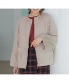 【エニィ スィス/any SiS】のフェイクファーコンビキルティング アウター ベージュ|ID: prp329100004705877 ipo3291000000035629016