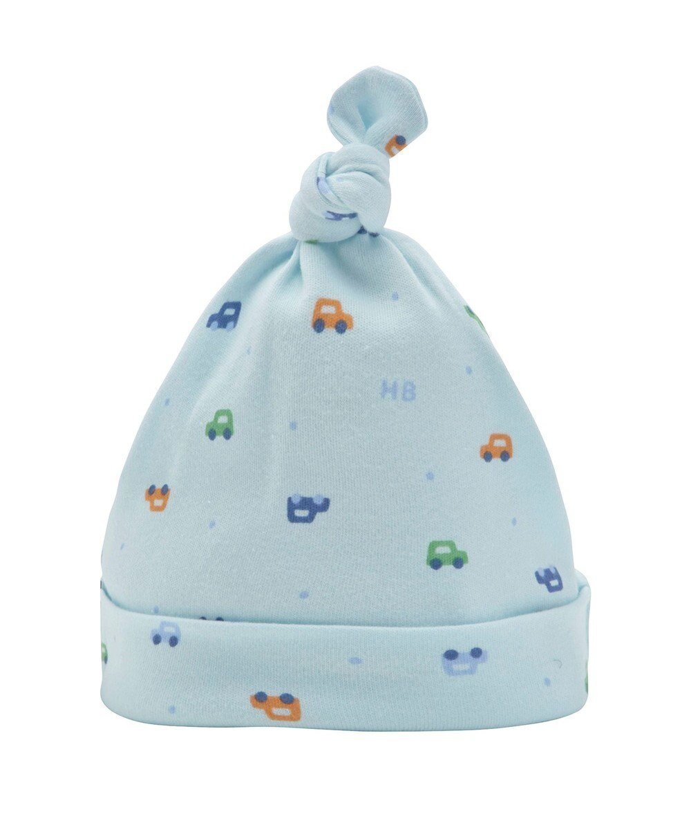 【ミキハウスホットビスケッツ/MIKI HOUSE HOT BISCUITS / KIDS】の【36-40cm】 総柄 新生児用 フード インテリア・キッズ・メンズ・レディースファッション・服の通販 founy(ファニー) 　ファッション　Fashion　キッズファッション　Fashion for Kids　ベビー　Baby, Babywear　ブルー|ID: prp329100004706844 ipo3291000000033995344