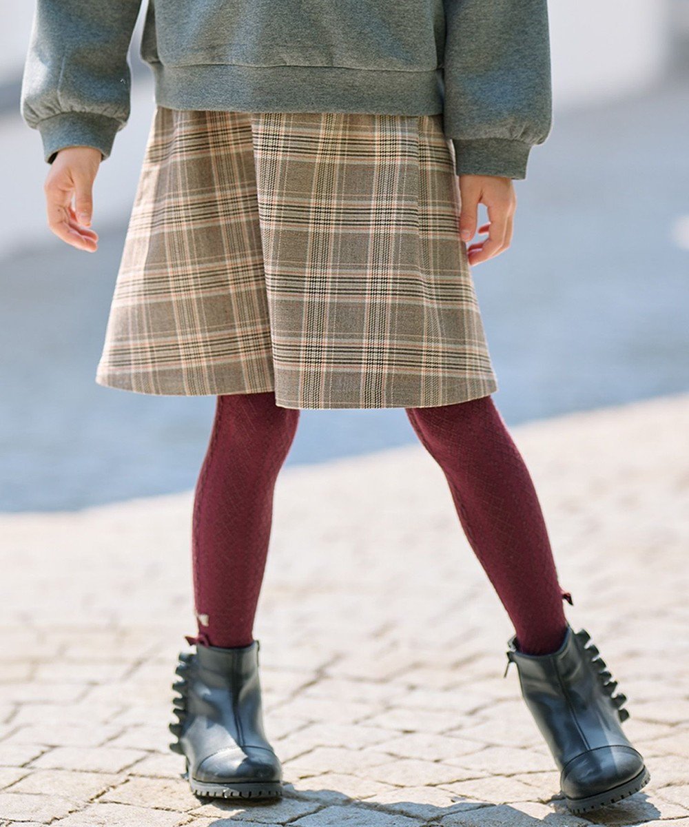 【組曲 / KIDS/KUMIKYOKU】の【100-160cm】トリオリボン タイツ インテリア・キッズ・メンズ・レディースファッション・服の通販 founy(ファニー) 　ファッション　Fashion　キッズファッション　Fashion for Kids　ストッキング　Stockings, Sheer Tights　タイツ　Tights, Legwear　ベーシック　Basic, Essential　リボン　Ribbon, Bow　A/W・秋冬　Autumn/Winter　バーガンディ系|ID: prp329100004706845 ipo3291000000033995348