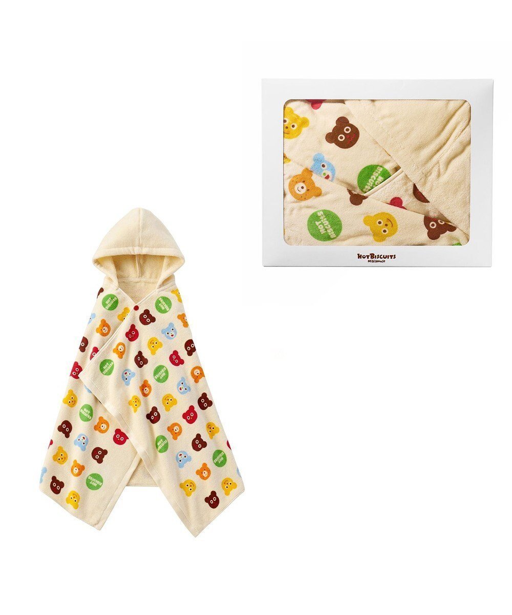 【ミキハウスホットビスケッツ/MIKI HOUSE HOT BISCUITS / KIDS】のバスポンチョ ギフトセット 【BOX付き】 インテリア・キッズ・メンズ・レディースファッション・服の通販 founy(ファニー) 　ファッション　Fashion　キッズファッション　Fashion for Kids　おすすめ　Recommended / Our Picks　ギフト プレゼント　Gift / Present　タオル　Towel, Bath Towel　ベビー　Baby, Babywear　マルチカラー|ID: prp329100004706850 ipo3291000000033995365