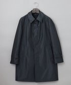 【五大陸/gotairiku / MEN】のダウンライナー装着可【半裏仕様でより軽量】メランジシャンブレー ステンカラースプリングコート ダルブルー系|ID: prp329100004706853 ipo3291000000034347725