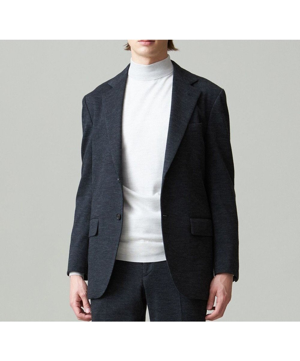 【ジェイ プレス/J.PRESS / MEN】の【セットアップ対応】SOFAニット ハイグレードジャージ ジャケット インテリア・キッズ・メンズ・レディースファッション・服の通販 founy(ファニー) 　ファッション　Fashion　メンズファッション　Fashion for Men　アウター　Men's Coats Outerwear　テーラードジャケット　Tailored Jackets & Blazers　エレガント 上品　Elegant　ジャケット　Jacket, Outerwear　ストレッチ　Stretch, Stretchy Fabric　セットアップ　Set-Up, Coordinated Outfit　フロント　Front, Front Design　ラグジュアリー　Luxury, Elegant　リラックス　Relax, Relaxed Fit　A/W・秋冬　Autumn/Winter　グレー系8|ID: prp329100004706855 ipo3291000000033995381