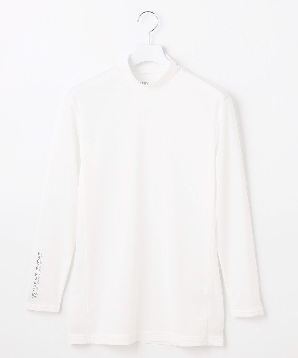 【23区 ゴルフ/23区GOLF / MEN】の【MEN】【吸水速乾/UVカット】30dカノコハイネックインナー インテリア・キッズ・メンズ・レディースファッション・服の通販 founy(ファニー) 　ファッション　Fashion　メンズファッション　Fashion for Men　ゴルフ　Golf　アンダー　Underwear Essentials　インナー　Innerwear　シンプル　Simple, Minimal　スポーティ　Sporty, Casual Athletic　ポロシャツ　Polo Shirt, Collared Tee　吸水　Absorbent, Quick-Dry　定番　Standard, Basic Item　ホワイト系|ID: prp329100004706856 ipo3291000000033995385