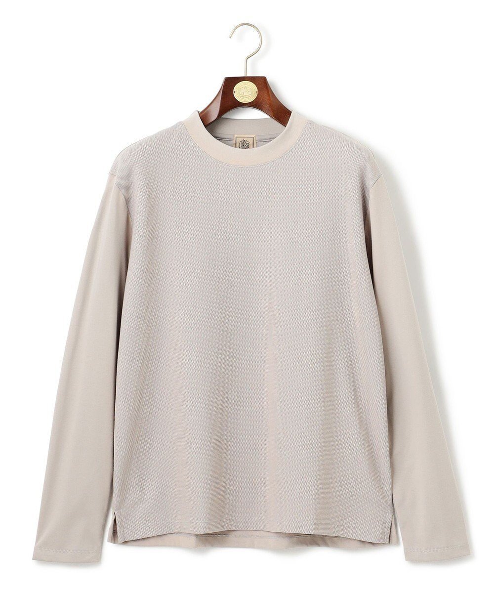 【ジェイ プレス/J.PRESS / MEN】の【ビジネス対応】【J.PRESS PREMIUM JERSEY】無地 ロングスリーブTシャツ インテリア・キッズ・メンズ・レディースファッション・服の通販 founy(ファニー) 　ファッション　Fashion　メンズファッション　Fashion for Men　トップス・カットソー　Cut & Sew Tops　メンズシャツ　Shirts　インナー　Innerwear　カットソー　Cut and Sewn Top　シンプル　Simple, Minimal　ジャケット　Jacket, Outerwear　スリーブ　Sleeve, Long Sleeve / Short Sleeve　ダウン　Down, Puffer　フィット　Fit, Slim Fit　無地　Plain, Solid Color　レギュラー　Regular, Standard Fit　ロング　Long, Long-Length　A/W・秋冬　Autumn/Winter　夏　Summer　ビジネス 仕事 通勤　Business / Work / Commuting　ライトグレー系|ID: prp329100004706861 ipo3291000000033995408