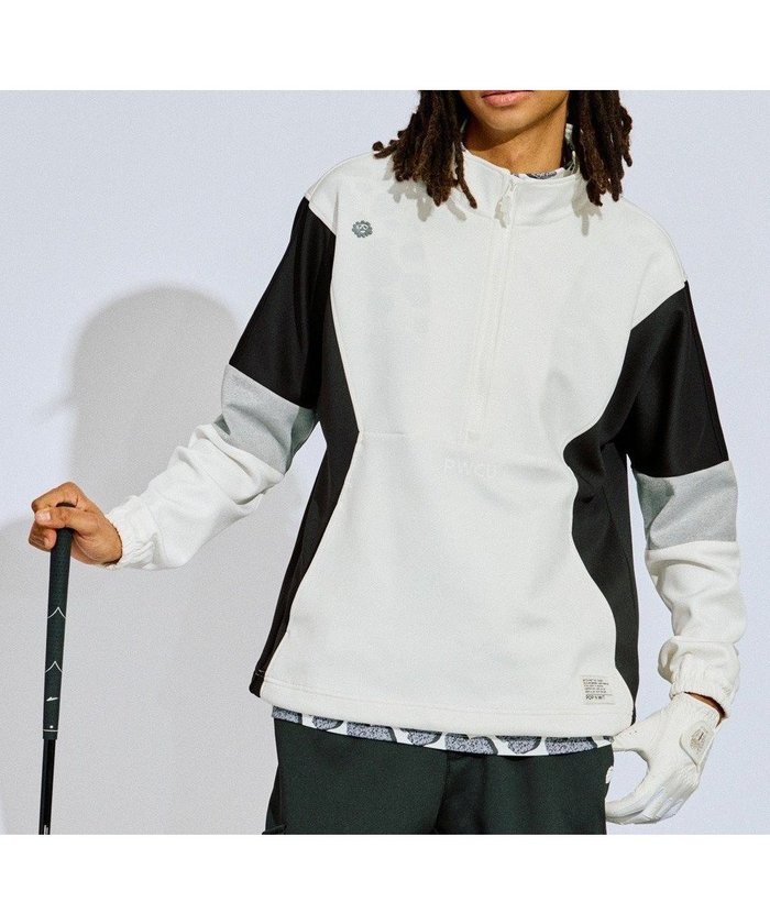 【ピーダブリュサーキュラス/PW CIRCULUS / MEN】の【MEN】カラーブロッキング プルオーバー ゴルフ インテリア・キッズ・メンズ・レディースファッション・服の通販 founy(ファニー) https://founy.com/ ファッション Fashion メンズファッション Fashion for Men トップス・カットソー Cut & Sew Tops ゴルフ Golf スウェット / スエット Sweatshirt, Sweatwear ストレッチ Stretch, Stretchy Fabric バランス Balance, Style Balance ブロッキング Color Blocking, Panel Design 人気 Popular, Best Seller 夏 Summer 春 Spring S/S・春夏 SS, Spring/Summer, Warm Season |ID: prp329100004706863 ipo3291000000034321882