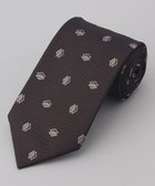 【五大陸/gotairiku / MEN】のGOTAIRIKU別注【日本製】シルク ネクタイ_小紋柄 ダークブラウン系8|ID: prp329100004706875 ipo3291000000034210369