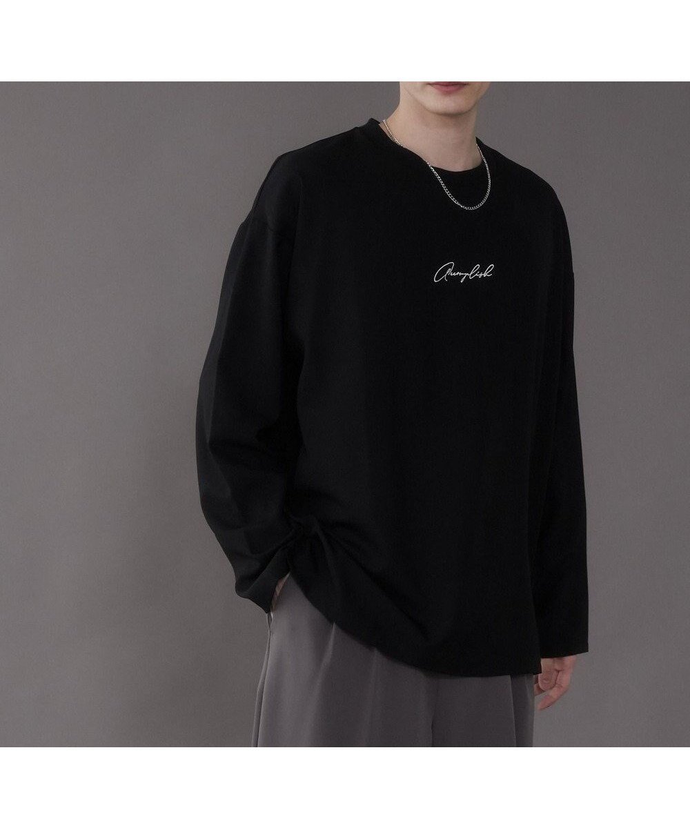 【ウィゴー/WEGO / MEN】の【セットアイテム/軽量/シワにならない】ドライポリアンサンブルプルオーバーシャツ(LS) インテリア・キッズ・メンズ・レディースファッション・服の通販 founy(ファニー) 　ファッション　Fashion　メンズファッション　Fashion for Men　トップス・カットソー　Cut & Sew Tops　メンズシャツ　Shirts　春　Spring　秋　Autumn　カットソー　Cut and Sewn Top　軽量　Lightweight, Ultra Light　スマホ　Smartphone, Mobile Device　スラックス　Slacks, Dress Pants　タンク　Tank Top, Sleeveless Top　デニム　Denim, Jeans Material　ネックレス　Necklace, Pendant Necklace　フレア　Flare, Flared　A/W・秋冬　Autumn/Winter　おすすめ　Recommended / Our Picks　夏　Summer　ブラック|ID: prp329100004706884 ipo3291000000033995500