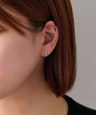 【フィービィー/phoebe】の【金属アレルギー対応】【痛くないシリーズ】ツイストバービジューライトフィットイヤリング シルバー シルバー|ID: prp329100004706888 ipo3291000000033995514
