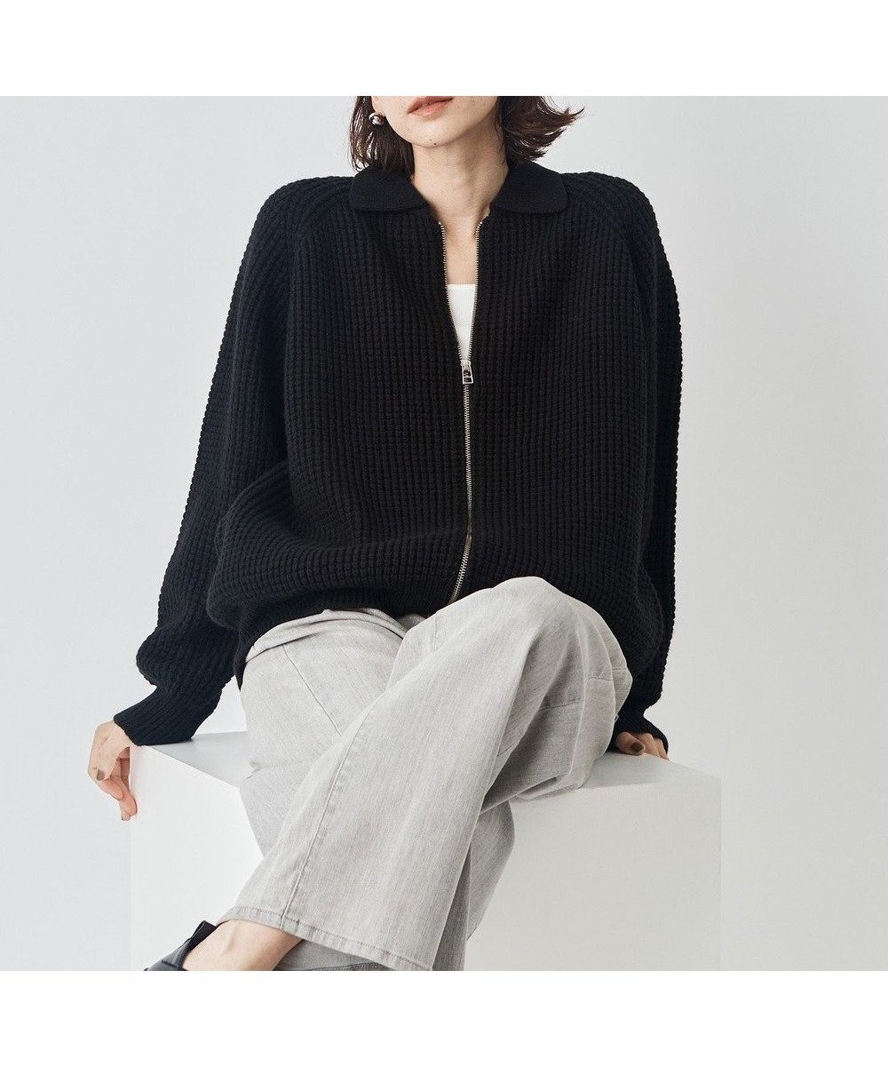 【アンフィーロ/UNFILO / MEN】の【男女兼用】ウールポップコーン ジップ ブルゾン 人気、トレンドファッション・服の通販 founy(ファニー) 　ファッション　Fashion　レディースファッション　Fashion for Women　アウター　Coat / Outerwear Collection　ブルゾンジャケット・スポーティアウター　Blouson Jackets　トップス・カットソー　Cut & Sew Tops　ニット　Knit Tops & Sweaters　アクリル　Acrylic Material　インナー　Innerwear　ウォッシャブル　Machine Washable　ジップ　Zip, Zipper　セーター　Sweater, Knitwear　フォルム　Silhouette, Form　ブルゾン　Blouson, Bomber Jacket　ヴィンテージ　Vintage Style　A/W・秋冬　Autumn/Winter　 other-1|ID: prp329100004706891 ipo3291000000035600135