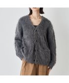 【アンフィーロ/UNFILO / MEN】の【男女兼用】シャギーニット カーディガン チャコール|ID: prp329100004706897 ipo3291000000034296905