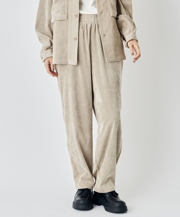 【アンフィーロ/UNFILO / MEN】の【男女兼用】リラックス コーデュロイ ギャザーパンツ インテリア・キッズ・メンズ・レディースファッション・服の通販 founy(ファニー) https://founy.com/ ファッション Fashion レディースファッション Fashion for Women パンツ Pants & Trousers カットソー Cut and Sewn Top ギャザー Gathered, Ruffled コーデュロイ Corduroy, Cord Fabric ストレッチ Stretch, Stretchy Fabric スピンドル Spindle, Drawcord ドレープ Drape, Draping Fabric ブルゾン Blouson, Bomber Jacket ベスト Vest, Waistcoat ベーシック Basic, Essential リラックス Relax, Relaxed Fit A/W・秋冬 Autumn/Winter |ID: prp329100004706898 ipo3291000000034105096