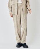 【アンフィーロ/UNFILO / MEN】の【男女兼用】リラックス コーデュロイ ギャザーパンツ 人気、トレンドファッション・服の通販 founy(ファニー) ファッション Fashion レディースファッション Fashion for Women パンツ Pants & Trousers カットソー Cut and Sewn Top ギャザー Gathered, Ruffled コーデュロイ Corduroy, Cord Fabric ストレッチ Stretch, Stretchy Fabric スピンドル Spindle, Drawcord ドレープ Drape, Draping Fabric ブルゾン Blouson, Bomber Jacket ベスト Vest, Waistcoat ベーシック Basic, Essential リラックス Relax, Relaxed Fit A/W・秋冬 Autumn/Winter thumbnail ベージュ|ID: prp329100004706898 ipo3291000000034105097