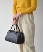 【インター ショシュール/INTER-CHAUSSURES】の【CHRISTIAN VILLA】レザーボストンバッグ ブラック|ID: prp329100004706902 ipo3291000000033995558