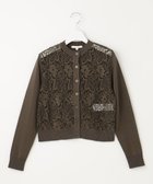 【自由区/JIYU-KU】の【洗える】レースコンビニット カーディガン 人気、トレンドファッション・服の通販 founy(ファニー) ファッション Fashion レディースファッション Fashion for Women トップス・カットソー Cut & Sew Tops ニット Knit Tops & Sweaters カーディガン・羽織り Layered Style Cardigans カーディガン Cardigan, Knitwear コンパクト Compact, Small Size コーティング Coating, Coated Finish バランス Balance, Style Balance フォルム Silhouette, Form フレア Flare, Flared フロント Front, Front Design レース Lace, Lace Fabric ワイド Wide, Wide Fit 夏 Summer 春 Spring S/S・春夏 SS, Spring/Summer, Warm Season 洗える Machine Washable thumbnail カーキ|ID: prp329100004706909 ipo3291000000035192056