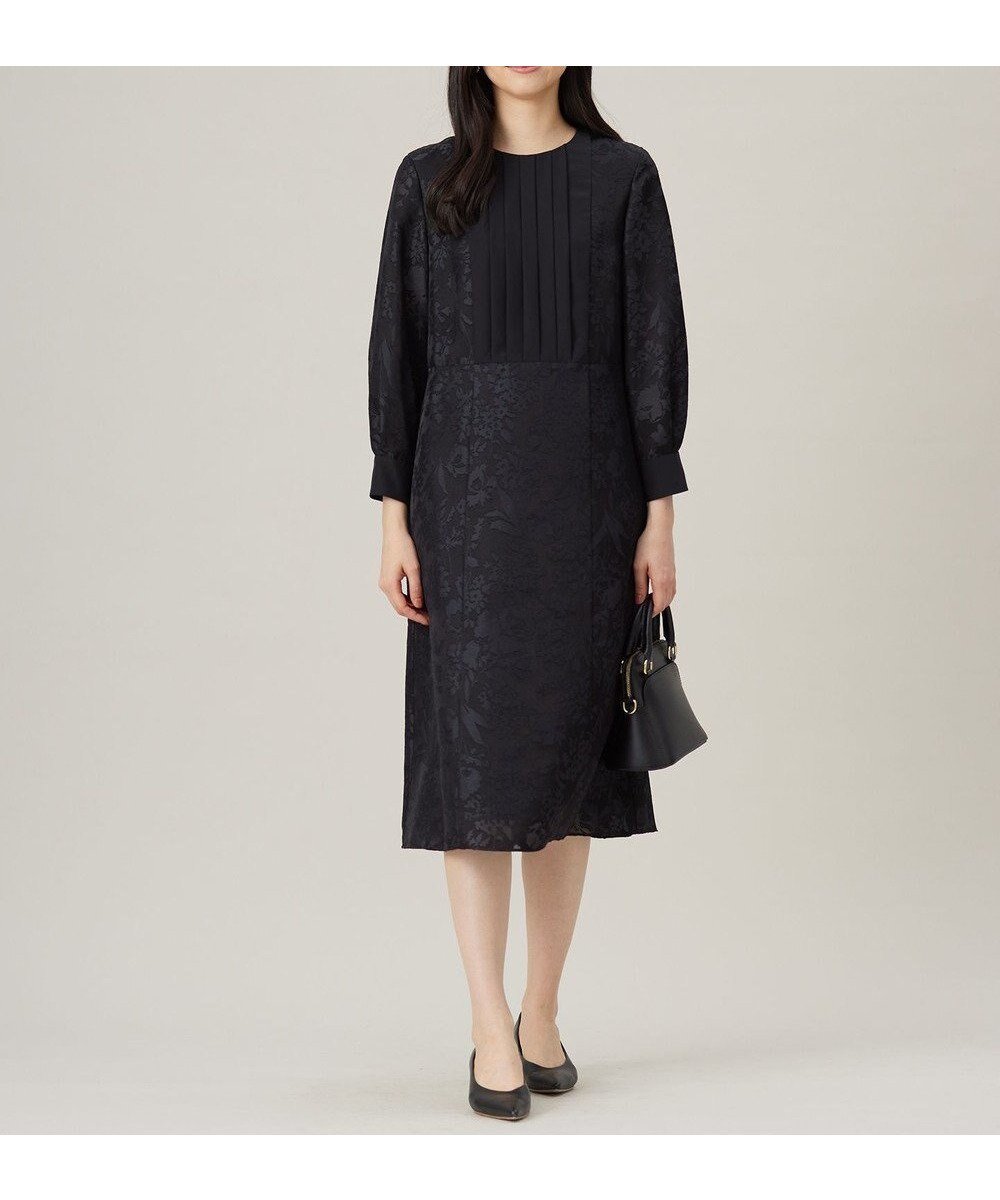 【自由区/JIYU-KU】の【洗える】オパールプリント ワンピース 人気、トレンドファッション・服の通販 founy(ファニー) 　ファッション　Fashion　レディースファッション　Fashion for Women　ワンピース　Dresses　カフス　Cuff Design　カーディガン　Cardigan, Knitwear　サテン　Satin, Glossy Fabric　ジャケット　Jacket, Outerwear　セレモニー　Ceremony　ドレープ　Drape, Draping Fabric　ブロッキング　Color Blocking, Panel Design　プリント　Print, Printed Pattern　エレガント 上品　Elegant　夏　Summer　春　Spring　S/S・春夏　SS, Spring/Summer, Warm Season　洗える　Machine Washable　無地　Plain, Solid Color　 other-1|ID: prp329100004706910 ipo3291000000033995581