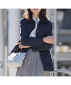 【ジェイ プレス/J.PRESS】の【WEB限定カラーあり・撥水】80/2 T/C ツイル ステンカラー ショートコート ネイビー系|ID: prp329100004706914 ipo3291000000033995597