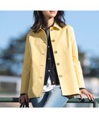 【ジェイ プレス/J.PRESS】の【WEB限定カラーあり・撥水】80/2 T/C ツイル ステンカラー ショートコート イエロー系|ID: prp329100004706914 ipo3291000000033995599