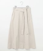 【自由区/JIYU-KU】の【洗える】リネンビスコースストレッチフレア スカート フラックス|ID: prp329100004706925 ipo3291000000033995653