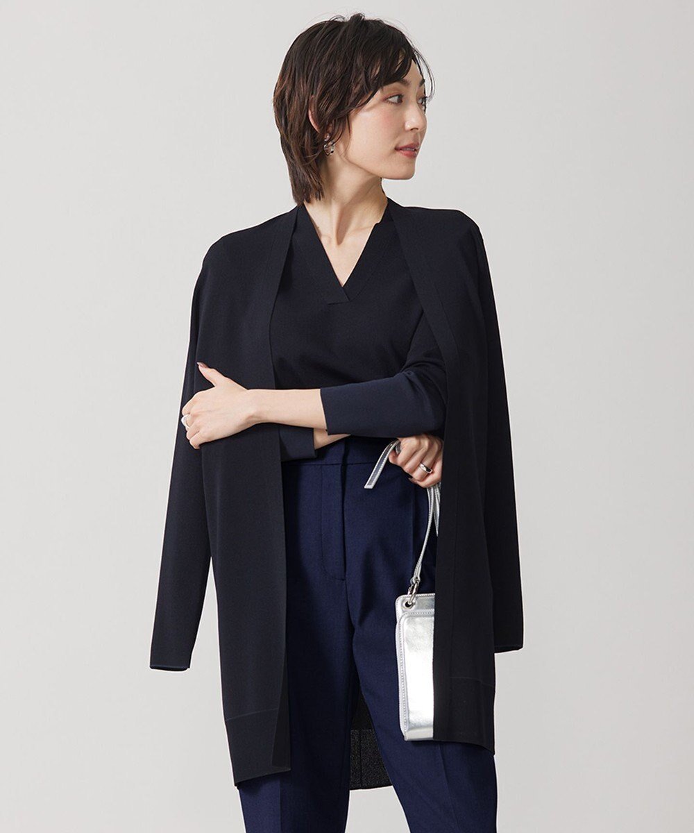 【アイシービー/iCB】の【洗える】 シンセティックフルニードル カーディガン インテリア・キッズ・メンズ・レディースファッション・服の通販 founy(ファニー) ファッション Fashion レディースファッション Fashion for Women トップス・カットソー Cut & Sew Tops カーディガン・羽織り Layered Style Cardigans 春 Spring 洗える Machine Washable カーディガン Cardigan, Knitwear コンパクト Compact, Small Size 抗菌 Antibacterial, Bacteria-Resistant シンプル Simple, Minimal ストレッチ Stretch, Stretchy Fabric S/S・春夏 SS, Spring/Summer, Warm Season 夏 Summer 2024年 2024 2024春夏・S/S Spring/Summer 2024 SS24 エレガント 上品 Elegant ブラック系|ID: prp329100004706938 ipo3291000000034190290