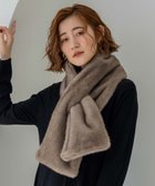 【23区/NIJYUSANKU】のフェイクファー ティペット ブラウン系|ID: prp329100004706948 ipo3291000000035569022