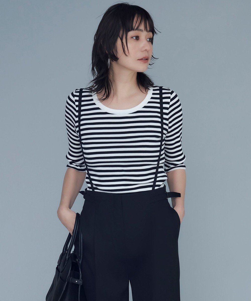 【アイシービー/iCB】の【洗える】4×2リブ プルオーバー 人気、トレンドファッション・服の通販 founy(ファニー) 　ファッション　Fashion　レディースファッション　Fashion for Women　トップス・カットソー　Cut & Sew Tops　シャツ・ブラウス・オフィスカジュアル　Elegant Blouses & Button-Ups　ロングTシャツ・Tシャツ　Longline T-Shirts & Tees　カジュアルプルオーバー・ニットトップス　Pullovers & Knit Tops / Casual Pullovers　カットソー・ベーシックTシャツ　Cut-and-Sewn Tops / Stretch Tees & Basics　インド　Indian Textile　インナー　Innerwear　春　Spring　洗える　Machine Washable　カットソー　Cut and Sewn Top　ジャケット　Jacket, Outerwear　スーツ　Suit, Formalwear　フィット　Fit, Slim Fit　ベーシック　Basic, Essential　羽織　Haori, Light Jacket　ワイドリブ　Wide Rib, Wide Ribbed Knit　S/S・春夏　SS, Spring/Summer, Warm Season　夏　Summer　2024年　2024　2024春夏・S/S　Spring/Summer 2024 SS24　 other-1|ID: prp329100004706975 ipo3291000000036278404