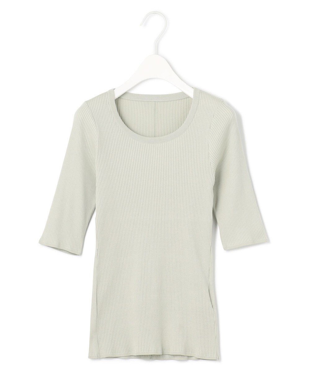 【アイシービー/iCB】の【洗える】4×2リブ プルオーバー インテリア・キッズ・メンズ・レディースファッション・服の通販 founy(ファニー) 　ファッション　Fashion　レディースファッション　Fashion for Women　トップス・カットソー　Cut & Sew Tops　シャツ・ブラウス・オフィスカジュアル　Elegant Blouses & Button-Ups　ロングTシャツ・Tシャツ　Longline T-Shirts & Tees　カジュアルプルオーバー・ニットトップス　Pullovers & Knit Tops / Casual Pullovers　カットソー・ベーシックTシャツ　Cut-and-Sewn Tops / Stretch Tees & Basics　インド　Indian Textile　インナー　Innerwear　春　Spring　洗える　Machine Washable　カットソー　Cut and Sewn Top　ジャケット　Jacket, Outerwear　スーツ　Suit, Formalwear　フィット　Fit, Slim Fit　ベーシック　Basic, Essential　羽織　Haori, Light Jacket　ワイドリブ　Wide Rib, Wide Ribbed Knit　S/S・春夏　SS, Spring/Summer, Warm Season　夏　Summer　2024年　2024　2024春夏・S/S　Spring/Summer 2024 SS24　ピスタチオ系|ID: prp329100004706975 ipo3291000000036278408