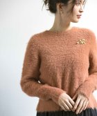 【組曲/KUMIKYOKU】の【前後着用可】2WAYナイロンファー ニット オレンジ系|ID: prp329100004706977 ipo3291000000034178752