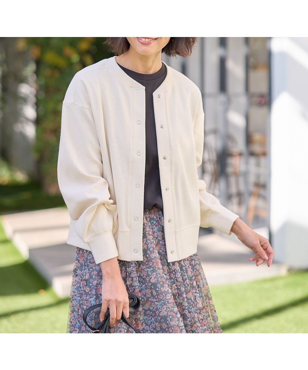 【エニー/ANY】の【洗濯機可】リングドットボタンカーディガン インテリア・キッズ・メンズ・レディースファッション・服の通販 founy(ファニー) 　ファッション　Fashion　レディースファッション　Fashion for Women　トップス・カットソー　Cut & Sew Tops　カーディガン・羽織り　Layered Style Cardigans　おすすめ　Recommended / Our Picks　カーディガン　Cardigan, Knitwear　ジャケット　Jacket, Outerwear　ターコイズ　Turquoise, Blue-Green　テレコ　Ribbed, Rib Stitch　夏　Summer　春　Spring　S/S・春夏　SS, Spring/Summer, Warm Season　羽織　Haori, Light Jacket　ベージュ|ID: prp329100004706989 ipo3291000000034211575