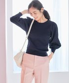 【エニィ スィス/any SiS】の【洗える】フラワーカラー2WAY ニット 人気、トレンドファッション・服の通販 founy(ファニー) ファッション Fashion レディースファッション Fashion for Women トップス・カットソー Cut & Sew Tops ニット Knit Tops & Sweaters 春 Spring 洗える Machine Washable カーディガン Cardigan, Knitwear スリーブ Sleeve, Long Sleeve / Short Sleeve セーター Sweater, Knitwear フラワー Flower, Floral メタル Metal, Metal Parts ローズ Rose, Rose Motif S/S・春夏 SS, Spring/Summer, Warm Season 夏 Summer エレガント 上品 Elegant thumbnail デルフィネイビー|ID: prp329100004706990 ipo3291000000033996045