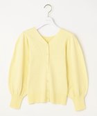 【エニィ スィス/any SiS】の【洗える】フラワーカラー2WAY ニット 人気、トレンドファッション・服の通販 founy(ファニー) ファッション Fashion レディースファッション Fashion for Women トップス・カットソー Cut & Sew Tops ニット Knit Tops & Sweaters 春 Spring 洗える Machine Washable カーディガン Cardigan, Knitwear スリーブ Sleeve, Long Sleeve / Short Sleeve セーター Sweater, Knitwear フラワー Flower, Floral メタル Metal, Metal Parts ローズ Rose, Rose Motif S/S・春夏 SS, Spring/Summer, Warm Season 夏 Summer エレガント 上品 Elegant thumbnail ミモザ|ID: prp329100004706990 ipo3291000000033996047