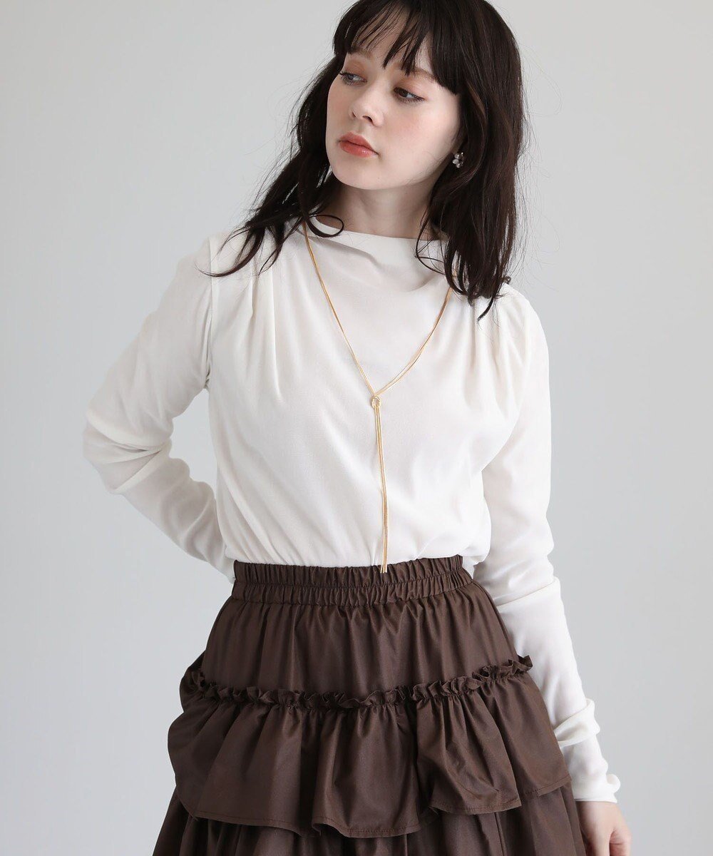 【グリーンパークス/Green Parks】の・ANDSEARCH シアーベロアボトルネックロンTE 人気、トレンドファッション・服の通販 founy(ファニー) ファッション Fashion レディースファッション Fashion for Women トップス・カットソー Cut & Sew Tops シャツ・ブラウス・オフィスカジュアル Elegant Blouses & Button-Ups ロングTシャツ・Tシャツ Longline T-Shirts & Tees カットソー・ベーシックTシャツ Cut-and-Sewn Tops / Stretch Tees & Basics ベロアトップス Velour Tops / Velvet-Look Items おすすめ Recommended / Our Picks インナー Innerwear カットソー Cut and Sewn Top ショルダー Shoulder, Shoulder Strap スリーブ Sleeve, Long Sleeve / Short Sleeve ベロア Velour, Soft Velvet ボトルネック Bottle Neck, Mock Neck ポケット Pocket, Pocket Detail ロング Long, Long-Length A/W・秋冬 Autumn/Winter other-1|ID: prp329100004706996 ipo3291000000033996099