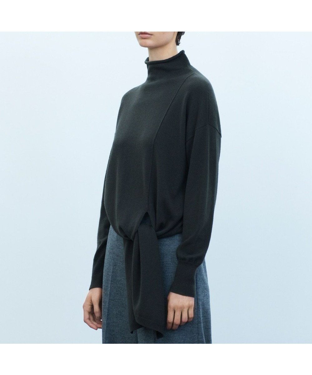 【23区/NIJYUSANKU】の【エステータ】クロスニット 人気、トレンドファッション・服の通販 founy(ファニー) 　ファッション　Fashion　レディースファッション　Fashion for Women　トップス・カットソー　Cut & Sew Tops　ニット　Knit Tops & Sweaters　エレガント 上品　Elegant　スリット　Slit, Slit Detail　セーター　Sweater, Knitwear　ツイスト　Tweed, Tweed Fabric　フィット　Fit, Slim Fit　ボトルネック　Bottle Neck, Mock Neck　リラックス　Relax, Relaxed Fit　A/W・秋冬　Autumn/Winter　新作・新入荷　New Arrivals / New In　 other-1|ID: prp329100004707028 ipo3291000000033996412