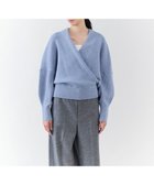 【23区/NIJYUSANKU】の【エステータ】カシュクール ニット ブルーグレー|ID:prp329100004707035