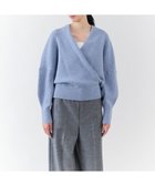 【23区/NIJYUSANKU】の【エステータ】カシュクール ニット ブルーグレー|ID:prp329100004707035