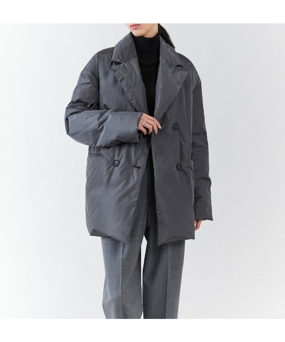 【23区/NIJYUSANKU】の【エステータ】LIMONTAタフタ ダウンコート インテリア・キッズ・メンズ・レディースファッション・服の通販 founy(ファニー) ファッション Fashion レディースファッション Fashion for Women アウター Coat / Outerwear Collection コート・ロングコート・ピーコート Long Coats, Peacoats & More レディースジャケット・軽アウター Jackets ダウンジャケット・軽量ダウン Warm & Lightweight Down Jackets イタリア Italy ジャケット Jacket, Outerwear タフタ Taffeta, Structured Fabric ダウン Down, Puffer ダブル Double, Double-Breasted フロント Front, Front Design 防寒 Cold Protection, Winter-Ready A/W・秋冬 Autumn/Winter 冬 Winter / This Winter エレガント 上品 Elegant グレー|ID: prp329100004707057 ipo3291000000034080994