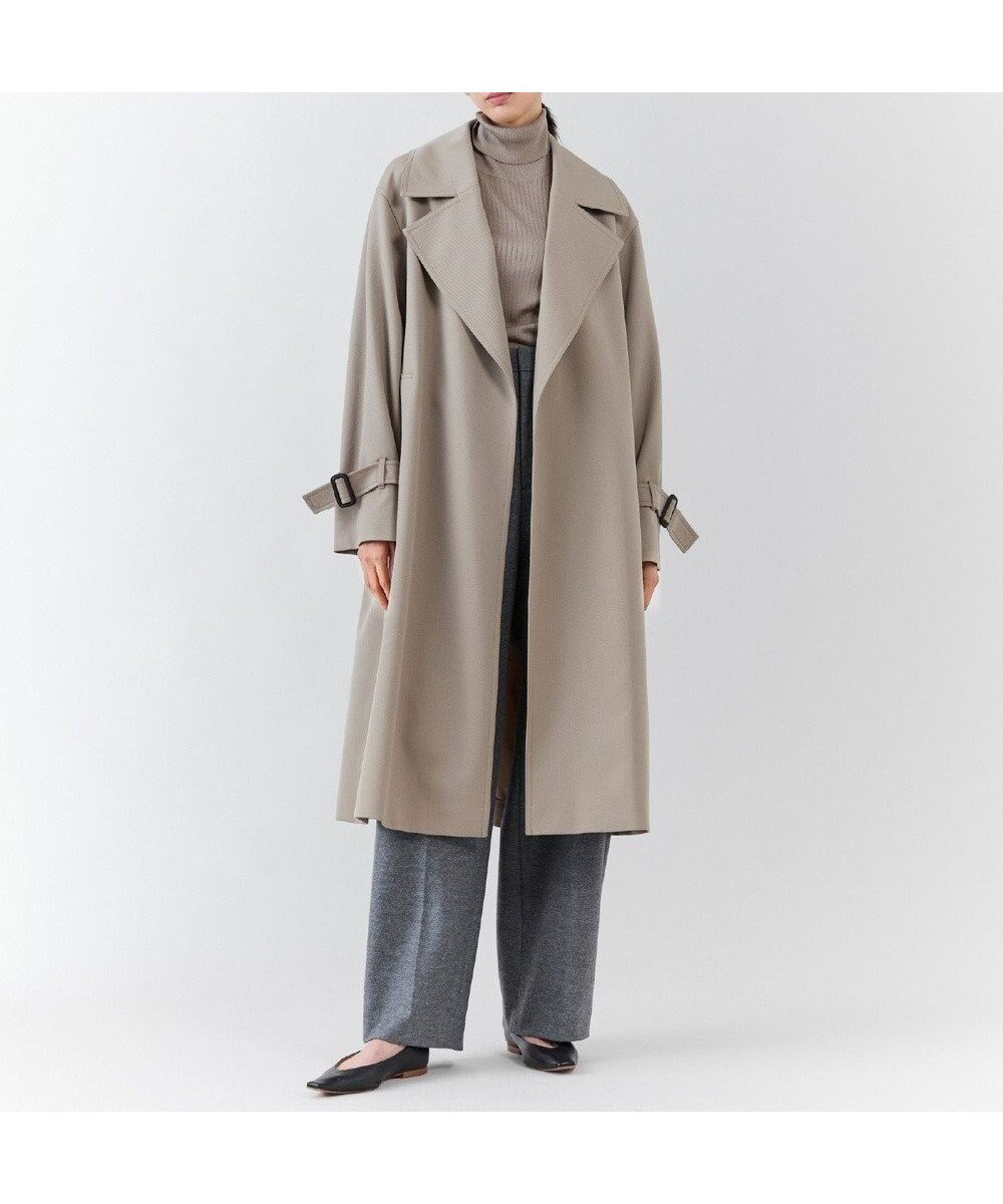 【23区/NIJYUSANKU】の【エステータ】ウールトレンチコート 人気、トレンドファッション・服の通販 founy(ファニー) 　ファッション　Fashion　レディースファッション　Fashion for Women　アウター　Coat / Outerwear Collection　コート・ロングコート・ピーコート　Long Coats, Peacoats & More　レディースジャケット・軽アウター　Jackets　トレンチコート / 春秋の定番アウター　Trench Coats　エレガント 上品　Elegant　ジャケット　Jacket, Outerwear　なめらか　Smooth, Silky Texture　A/W・秋冬　Autumn/Winter　冬　Winter / This Winter　新作・新入荷　New Arrivals / New In　 other-1|ID: prp329100004707058 ipo3291000000033996487