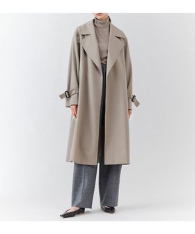 【23区/NIJYUSANKU】の【エステータ】ウールトレンチコート 人気、トレンドファッション・服の通販 founy(ファニー) ファッション Fashion レディースファッション Fashion for Women アウター Coat / Outerwear Collection コート・ロングコート・ピーコート Long Coats, Peacoats & More レディースジャケット・軽アウター Jackets トレンチコート / 春秋の定番アウター Trench Coats エレガント 上品 Elegant ジャケット Jacket, Outerwear なめらか Smooth, Silky Texture A/W・秋冬 Autumn/Winter 冬 Winter / This Winter |ID:prp329100004707058