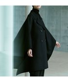 【23区/NIJYUSANKU】の【エステータ】ウールリバー ポンチョ コート ブラック|ID:prp329100004707060