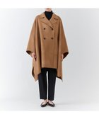 【23区/NIJYUSANKU】の【エステータ】ウールリバー ポンチョ コート キャメル|ID:prp329100004707060